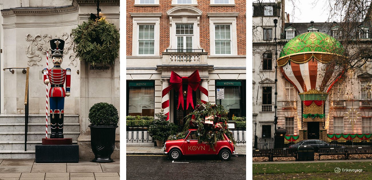 décorations de noël Londres